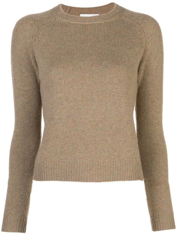Alexandra Golovanoff Mila Cropped Sweater - Brown