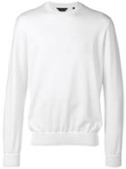 Ermenegildo Zegna Xxx Logo Embroidered Sweatshirt - White