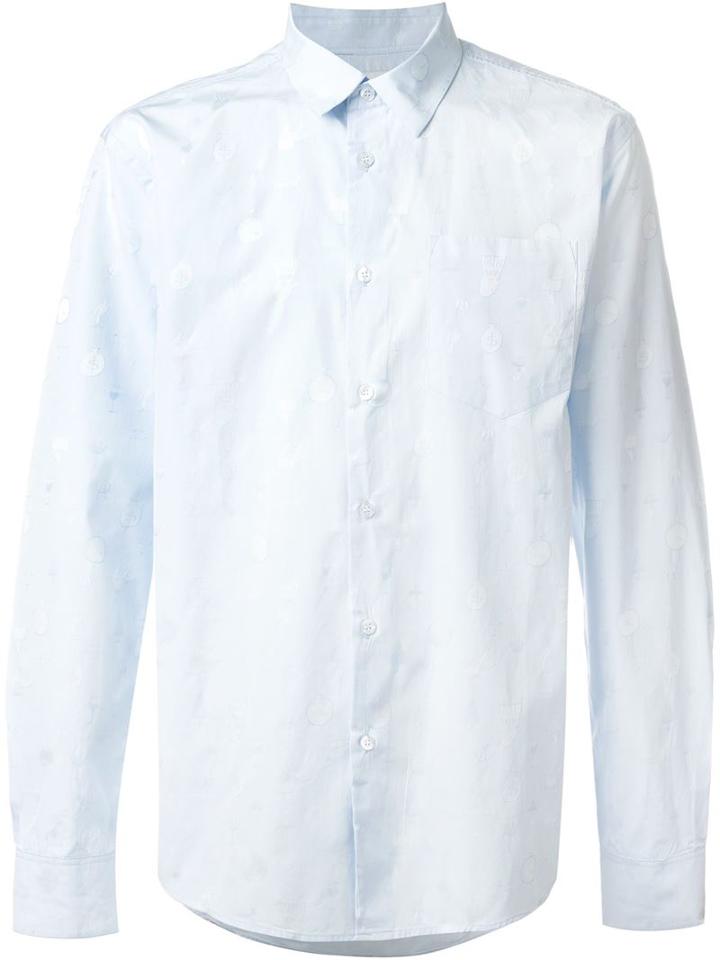 Soulland 'olli' Textured Jacquard Shirt