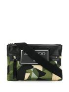 Jimmy Choo Kimi Camouflage Messenger Bag - Green
