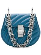 Chloé Drew Bijou Leather Bag - Blue
