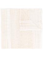 Faliero Sarti - Lace Scarf - Women - Polyester/viscose - One Size, Nude/neutrals, Polyester/viscose