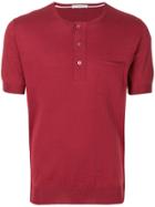 Paolo Pecora Short Sleeve Polo Shirt - Red