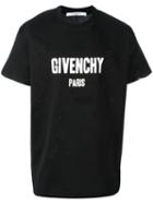 Givenchy Columbian-fit Distressed Logo Print T-shirt, Men's, Size: Small, Black, Cotton