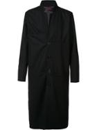Black Fist Single Breasted Coat