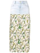 Liu Jo Black Shine Long Skirt - Blue