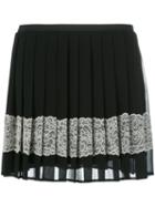 Red Valentino Embellished Crepe Mini Skirt, Women's, Size: 38, Black, Polyester