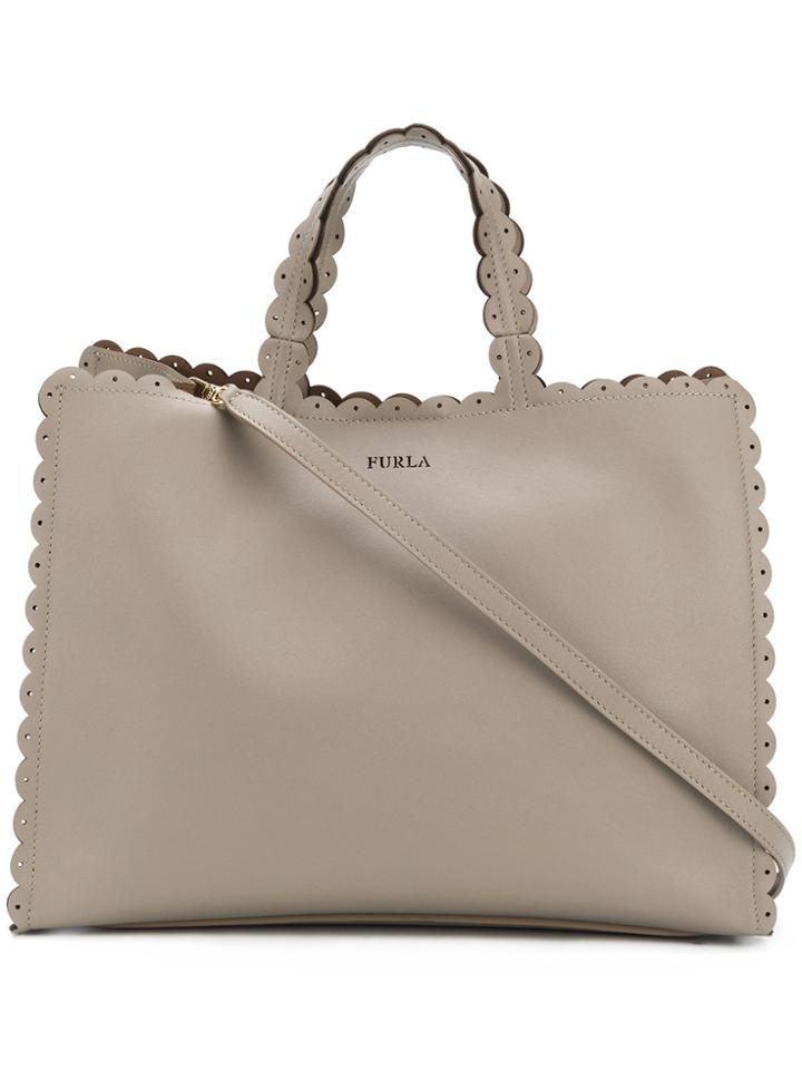 Furla Merletto Tote - Grey