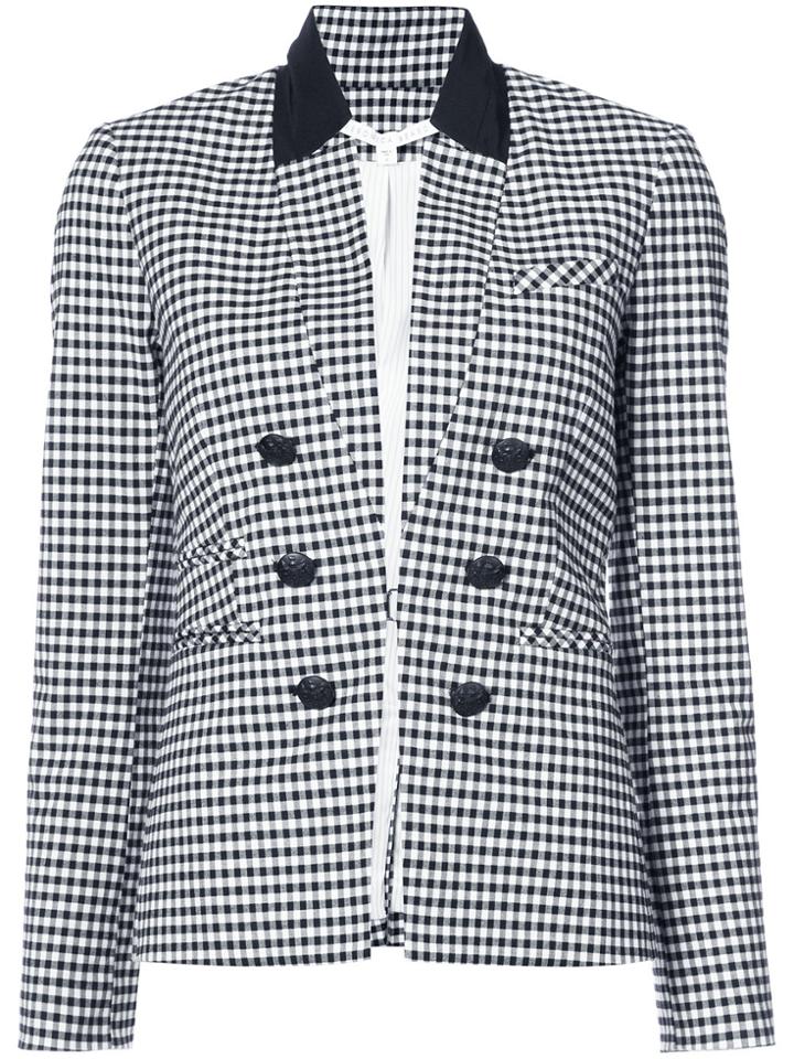 Veronica Beard Vichy Blazer - Black