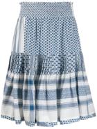 Cecilie Copenhagen Printed Skirt - Blue