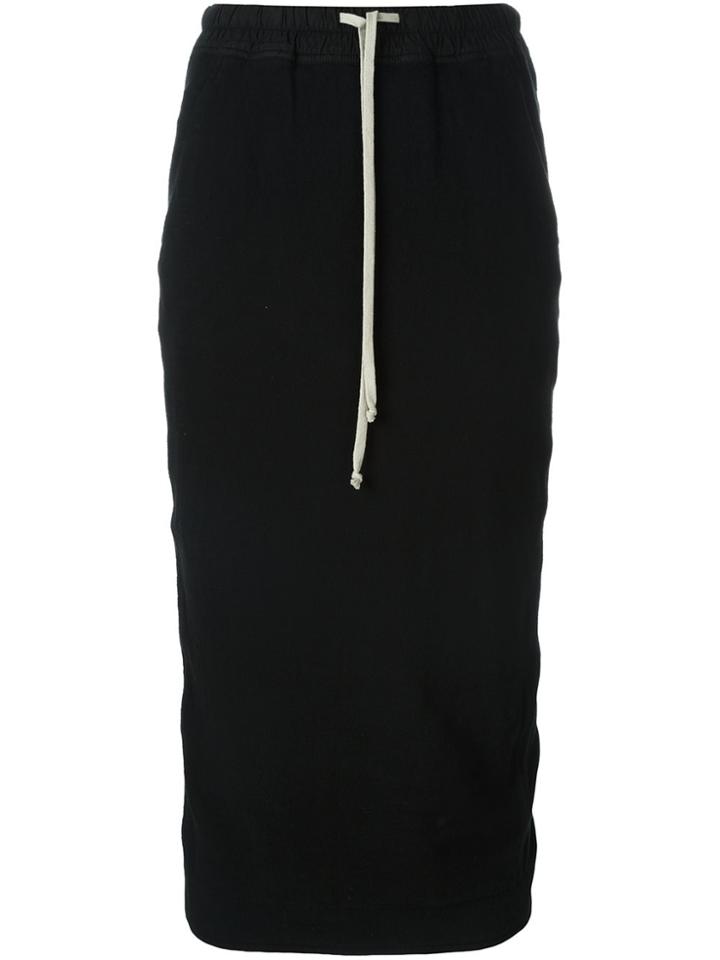 Rick Owens Drkshdw Drawstring Fastening Skirt - Black