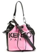 Kenzo Kanvas Bucket Tote, Women's, Pink/purple, Cotton/polyurethane/calf Leather