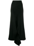 Comme Des Garçons Pre-owned Draped Asymmetric Wide Leg Trousers -