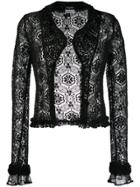 Chanel Vintage 2004's Crochet Cardigan - Black