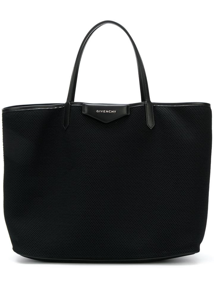 Givenchy - Large Antigona Shopper Tote - Women - Leather/polyester - One Size, Black, Leather/polyester