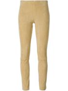 Stouls Mickael Leggings, Women's, Size: L, Nude/neutrals, Lamb Nubuck Leather/cotton/spandex/elastane