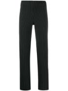 Dolce & Gabbana Pre-owned 1990's Pinstriped Straight Trousers - Black