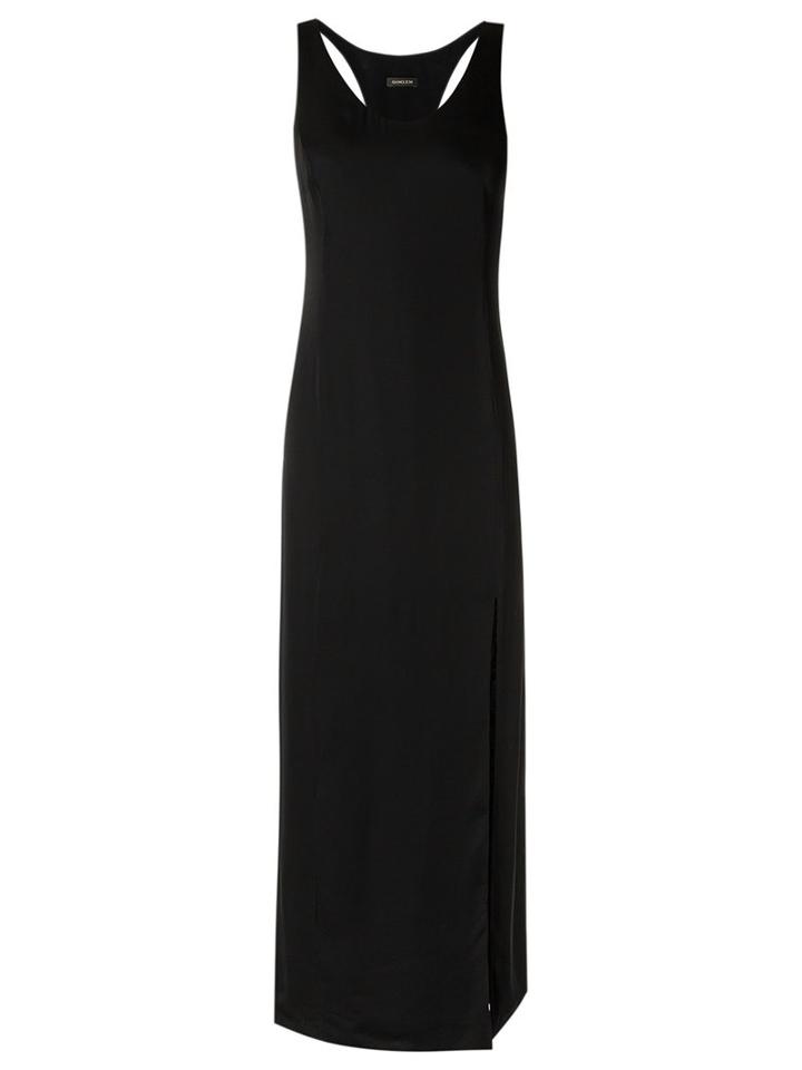 Osklen - Side Slit Dress - Women - Viscose - 38, Black, Viscose