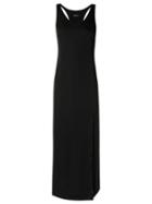 Osklen - Side Slit Dress - Women - Viscose - 38, Black, Viscose