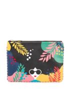 Alice+olivia Printed Clutch - Black