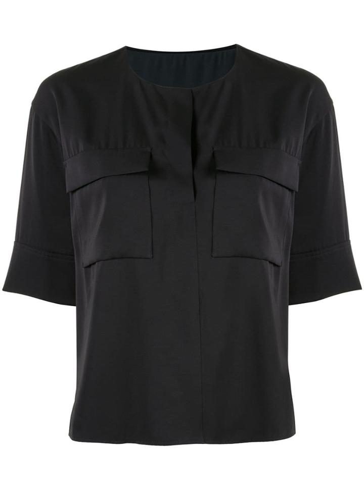 Ballsey Pocket-detail T-shirt - Black