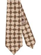 Gucci Geometric G Tie - Neutrals