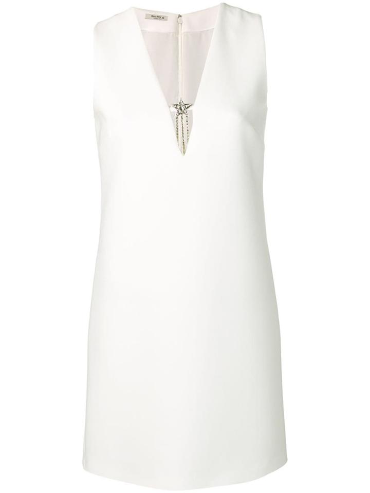 Miu Miu Cady Dress - White