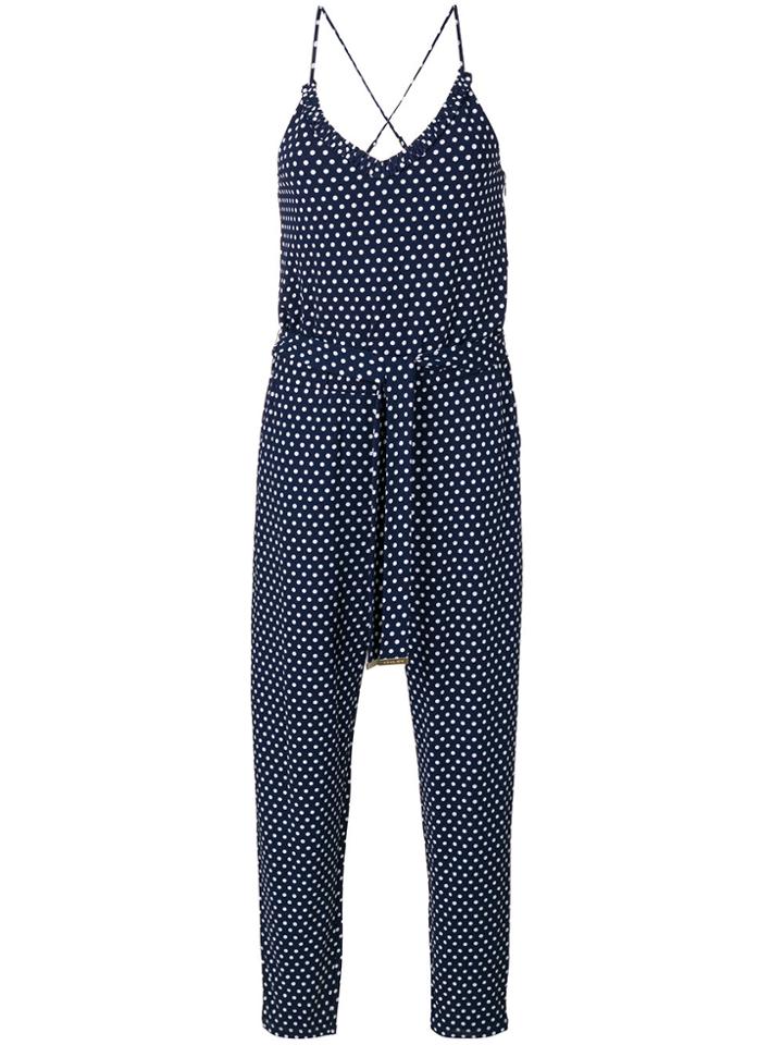 Michael Michael Kors Elev Dot Jumpsuit - Blue