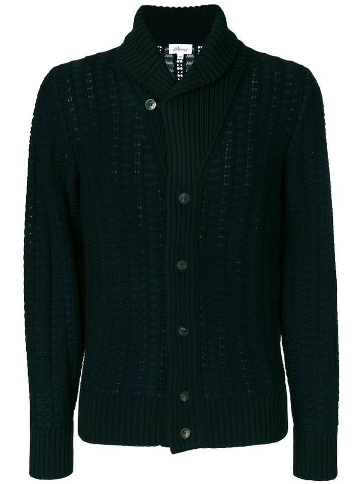 Brioni Buttoned Cardigan - Black