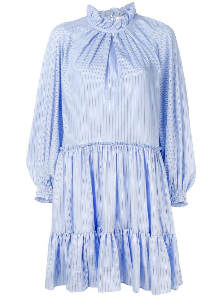 3.1 Phillip Lim Striped Long-sleeve Dress - Blue