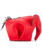 Loewe Elephant Coin Purse - Red