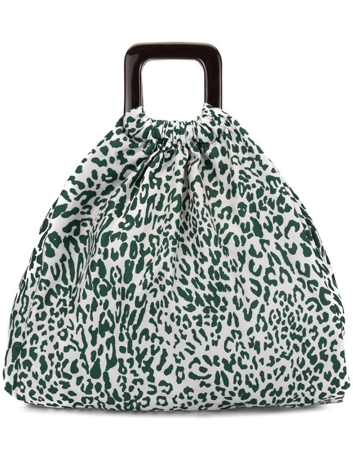 Baum Und Pferdgarten Kinu Leopard Print Tote - White