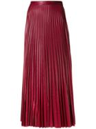 Golden Goose Deluxe Brand Maxi Pleated Skirt - Pink & Purple