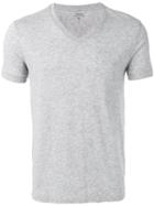 Polo Ralph Lauren V-neck T-shirt, Men's, Size: Small, Grey, Cotton/polyester