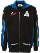 Palace Logo Embroidered Track Jacket - Black