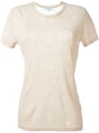 Iro Distressed T-shirt, Women's, Size: L, Nude/neutrals, Linen/flax