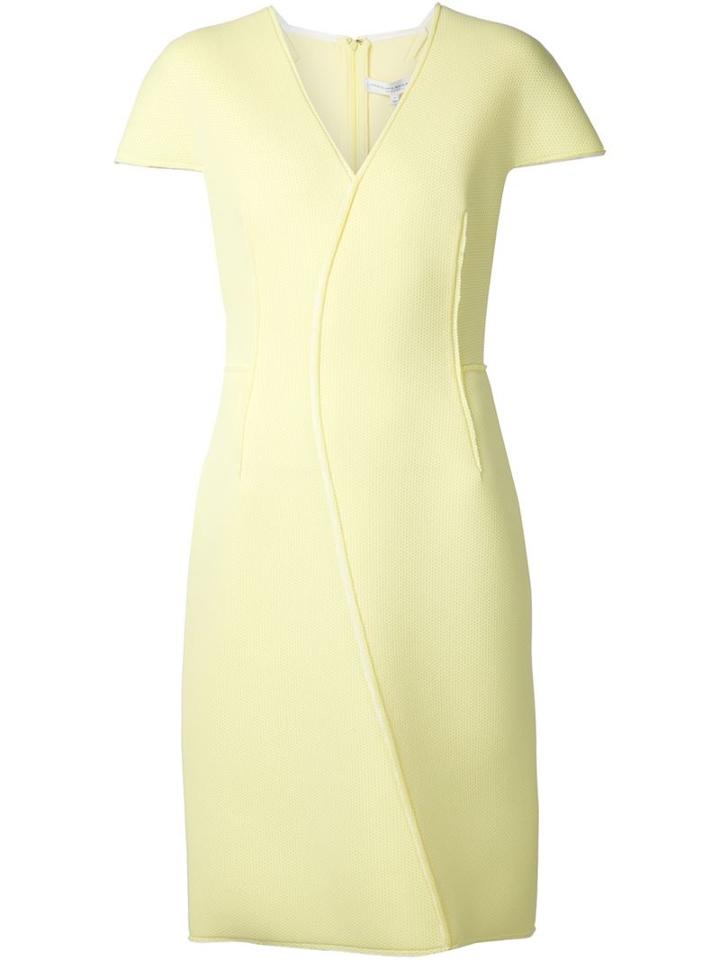 Carolina Herrera Structured Pique Dress
