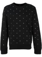 Diesel Star Stud Sweatshirt, Men's, Size: Medium, Black, Cotton