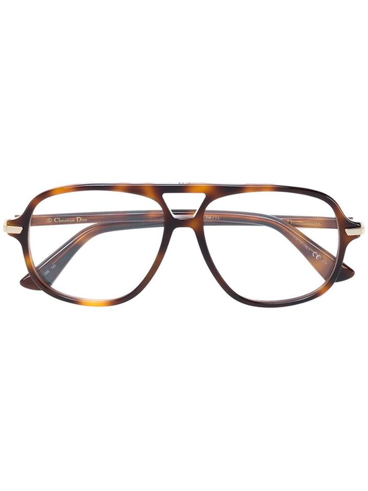 Dior Eyewear Essence Tortoiseshell-effect Glasses - Brown
