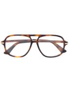 Dior Eyewear Essence Tortoiseshell-effect Glasses - Brown