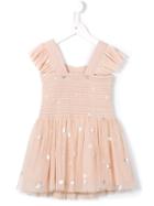Stella Mccartney Kids Star Detail Bodice Dress, Toddler Girl's, Size: 4 Yrs, Pink/purple
