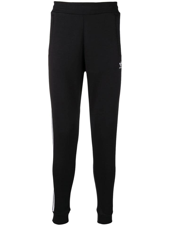 Adidas Three Stripe Track Trousers - Black
