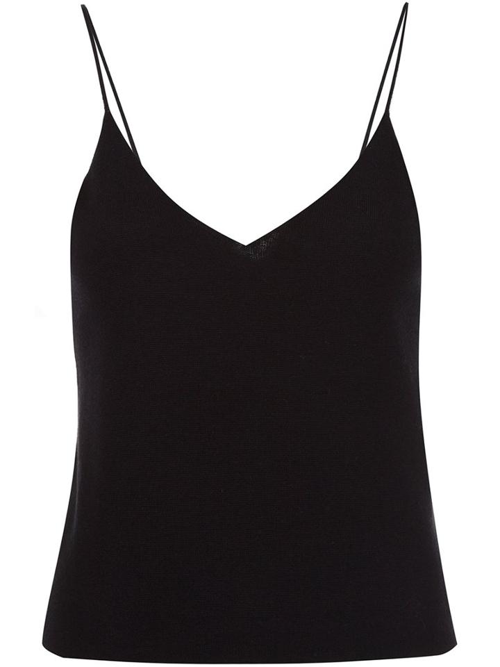 T By Alexander Wang Classic Cami, Women's, Size: Medium, Black, Silk/nylon/viscose/wool