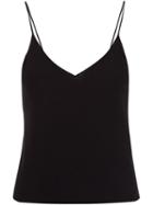 T By Alexander Wang Classic Cami, Women's, Size: Medium, Black, Silk/nylon/viscose/wool