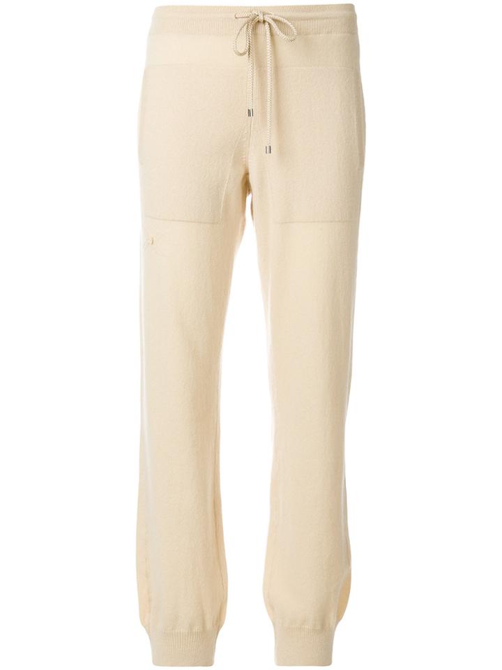Barrie Cashmere Joggers - Nude & Neutrals
