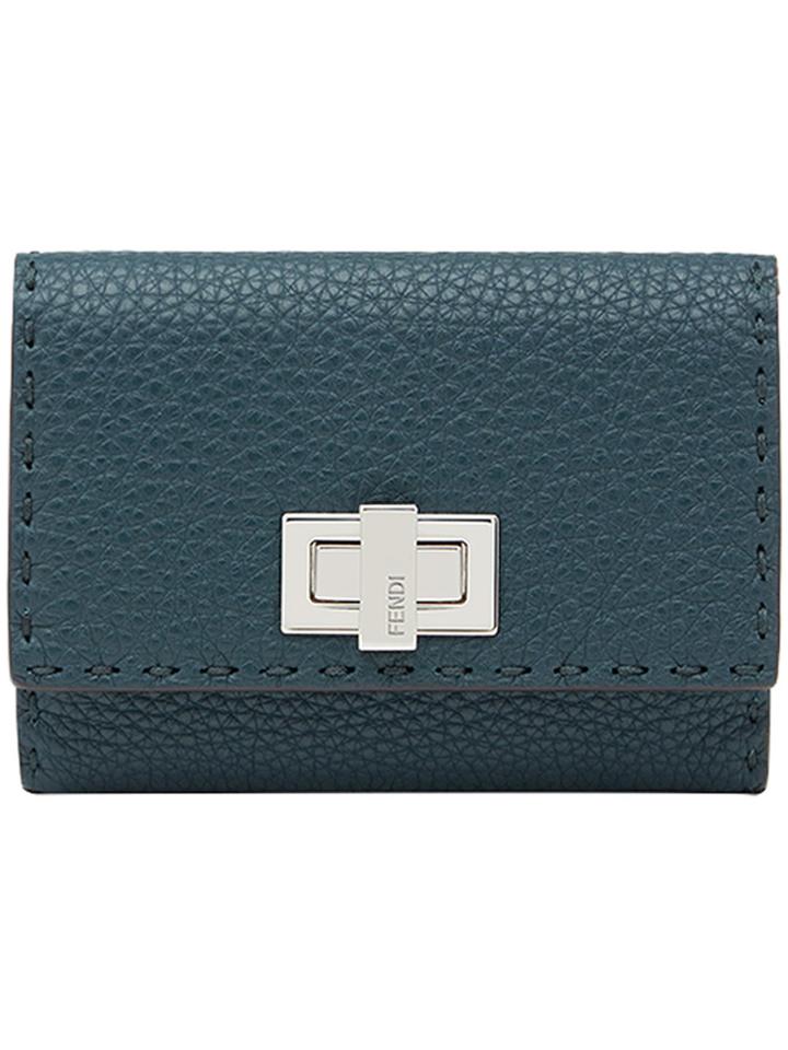 Fendi Peekaboo Wallet - Blue