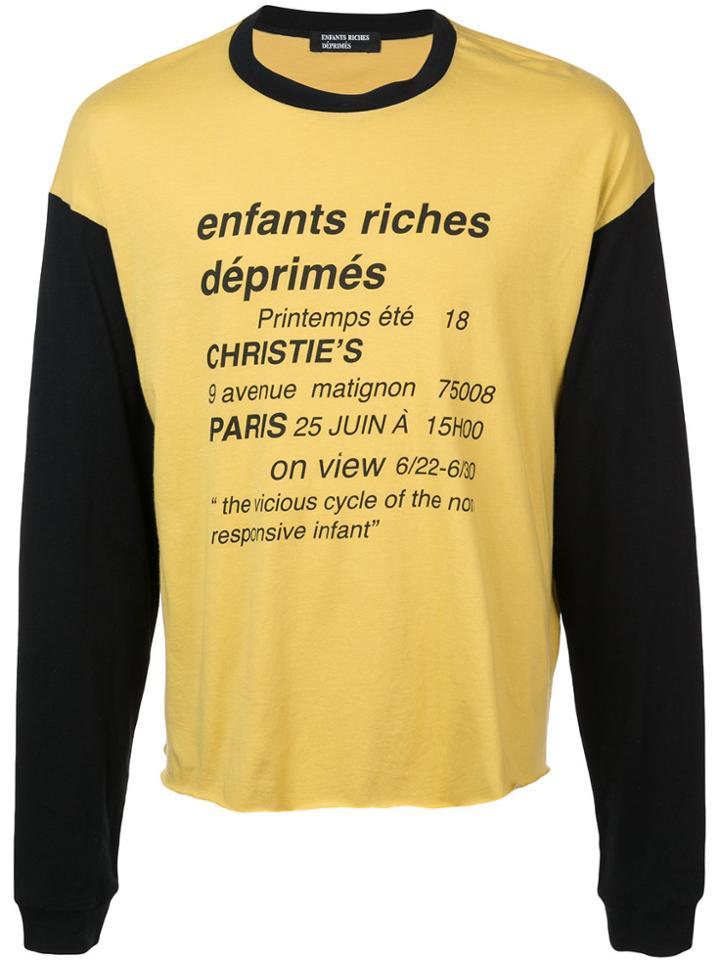 Enfants Riches Déprimés Vicious Cycle Print Long-sleeve T-shirt -