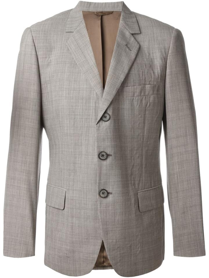 Dolce & Gabbana Vintage Checked Jacket - Brown