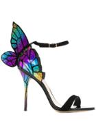 Sophia Webster Butterfly Heeled Sandals - Black