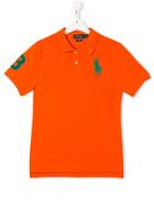 Ralph Lauren Kids Teen Embroidered Logo Polo Shirt - Orange